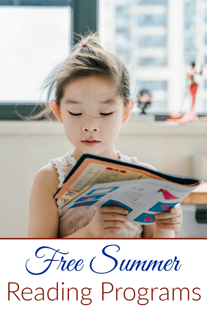 Little girl reading book - Summer reading Programs for Kids