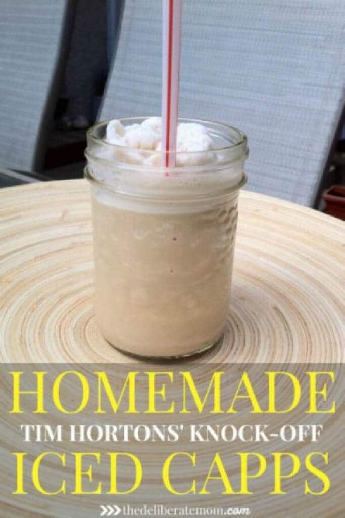 Tim Horton's Iced Capps