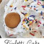 funfetti cake batter dip dessert with vanilla wafer 1