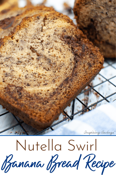 Nutella Swirl Banana Bread Recipe