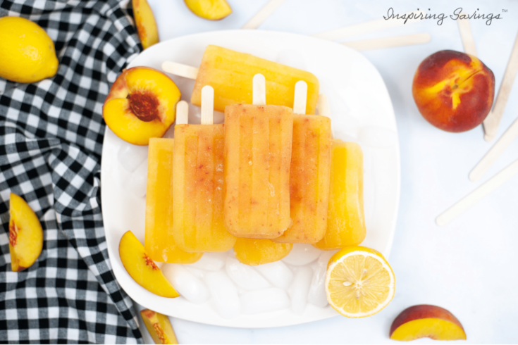 Peach Popsicles