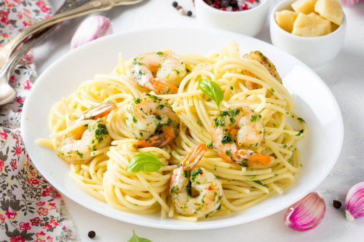 shrimp scampi dinner