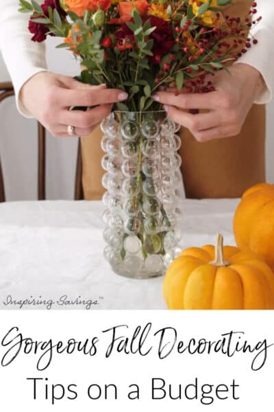 Fall decorating tips on a budget