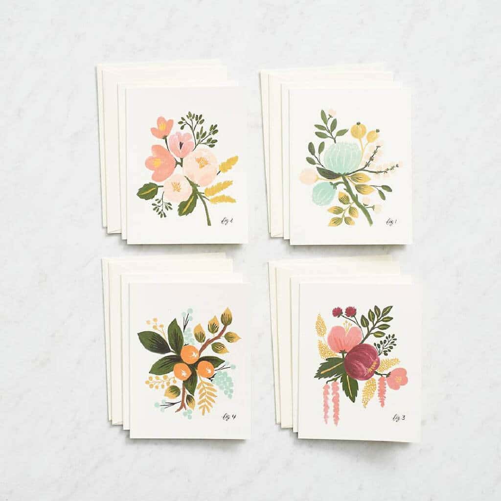 Flower Stationary Set - Holiday Gift Guide