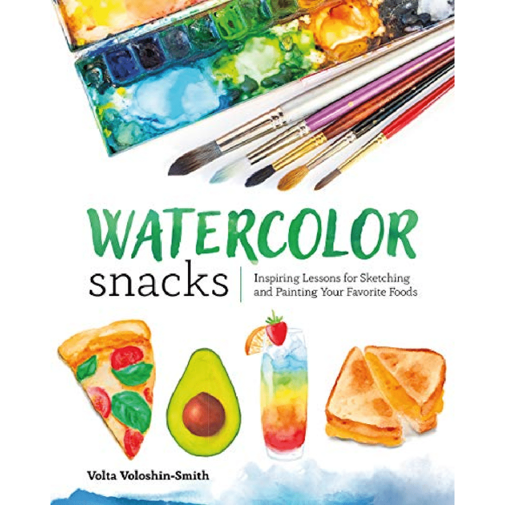 Water color Snacks book - Holiday Gift Guide