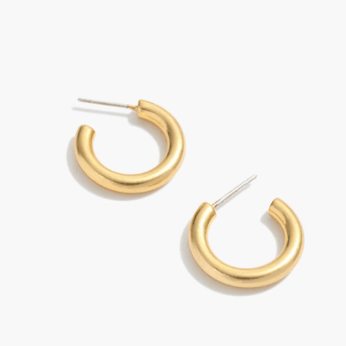 gold hoop earnings