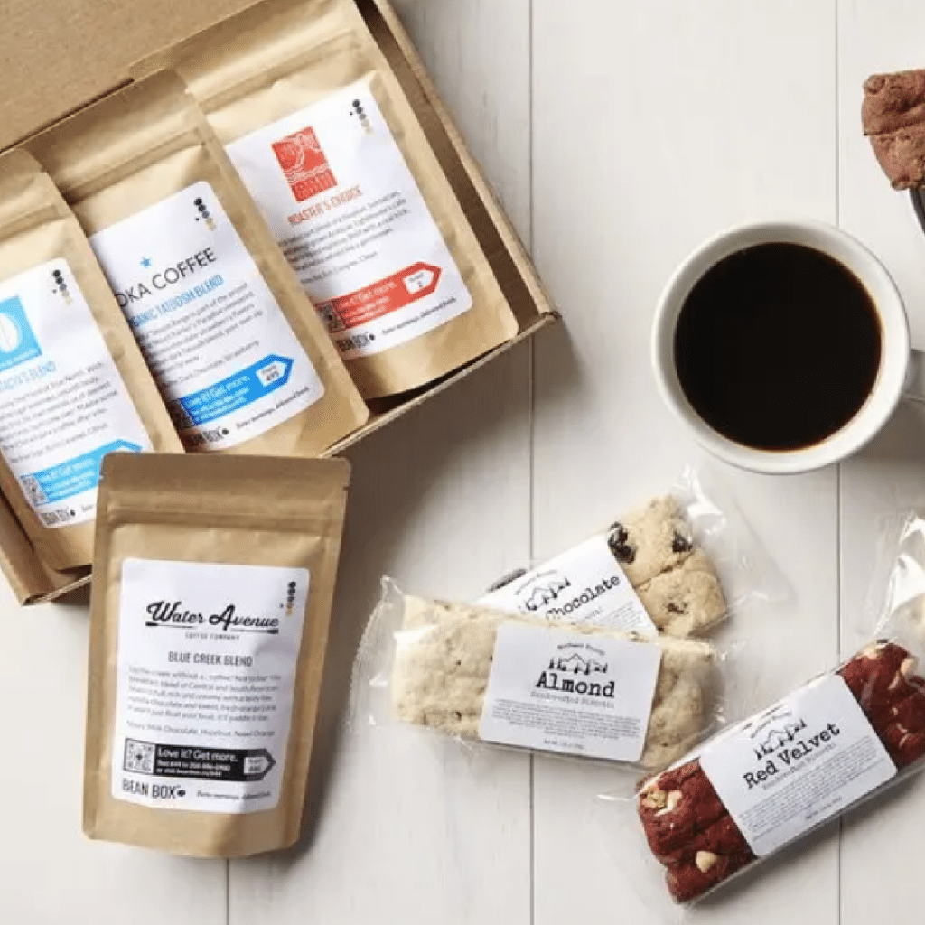 Coffee + Biscotti Tasting Box from Bean Box