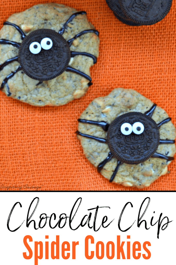 Chocolate chip Spider Cookies recipe