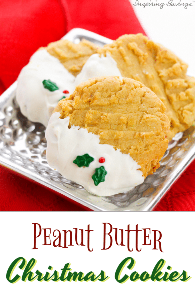 Easy Peanut Butter Christmas Cookies