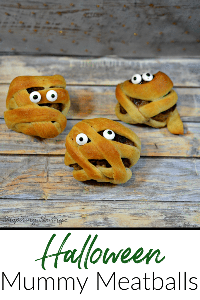 Halloween Mummy Meatballs recipe