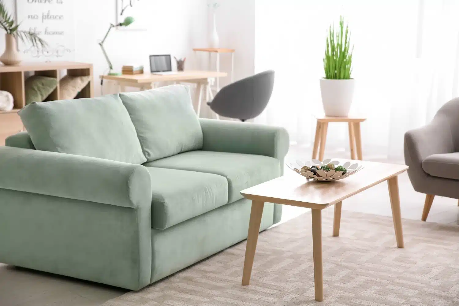 Clean surface in living room