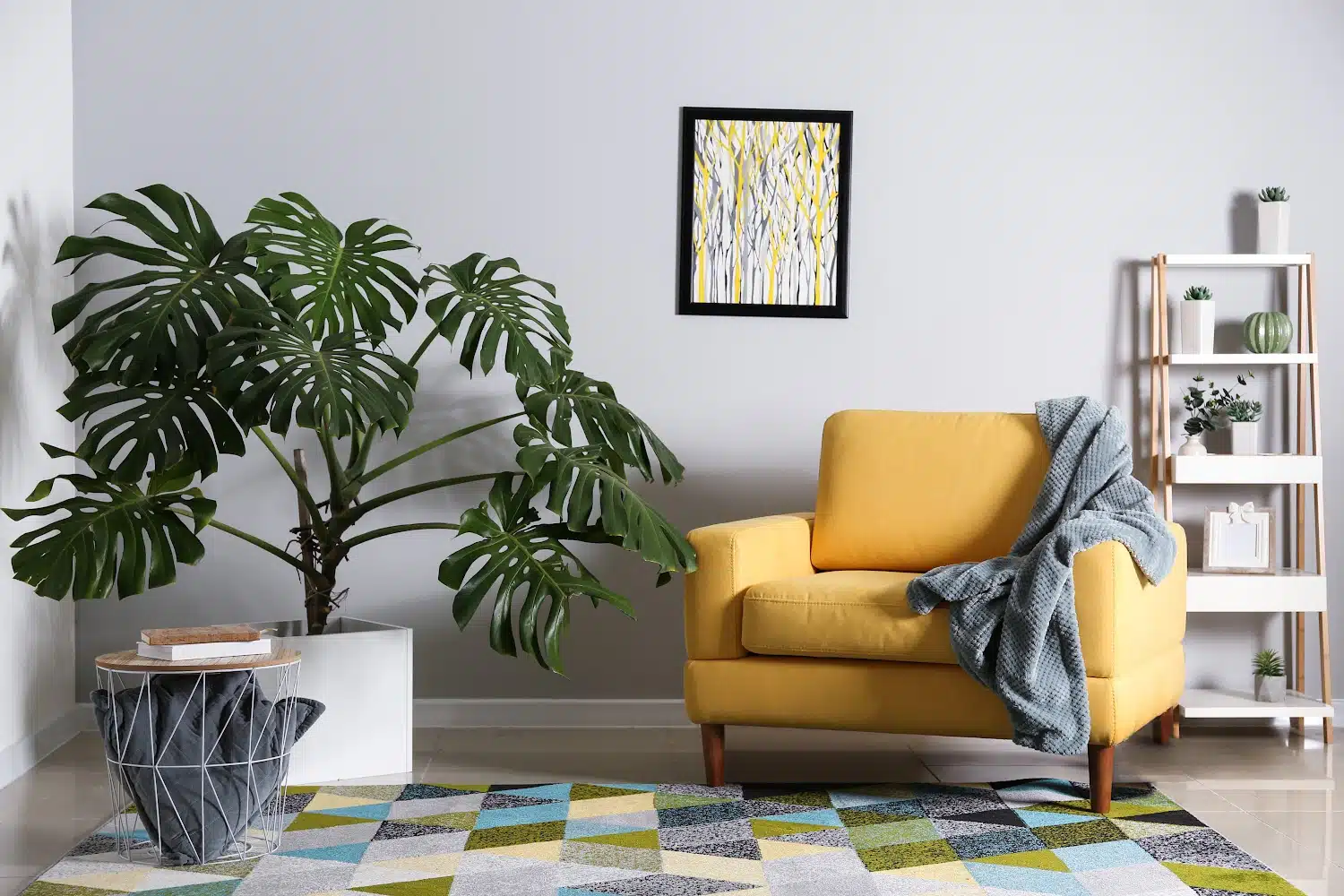 Clutter free living room