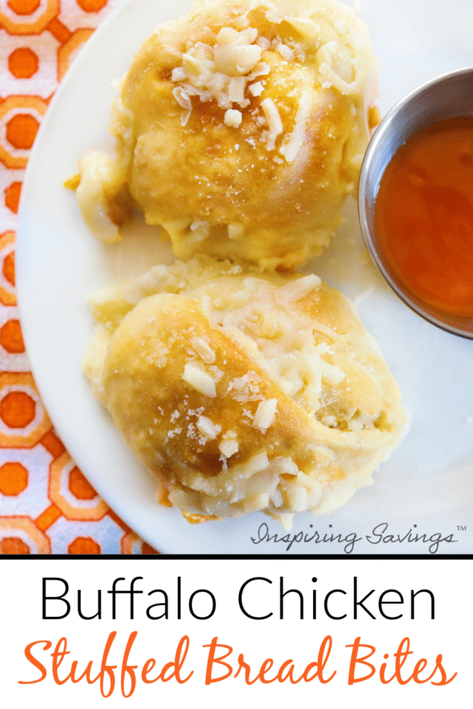 Buffalo Chicken Stuffed Bread Bites