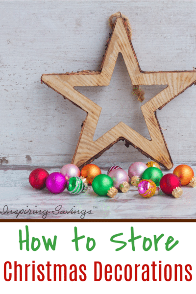 How to store Christmas Decorations