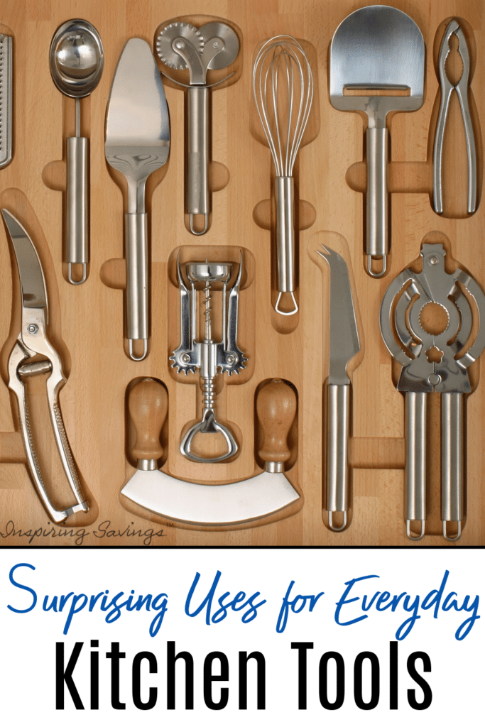 Surprising Uses for Everyday Kitchen Tools - pictured a variety of kitchen tools