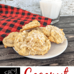 Easy Coconut Sugar Cookies