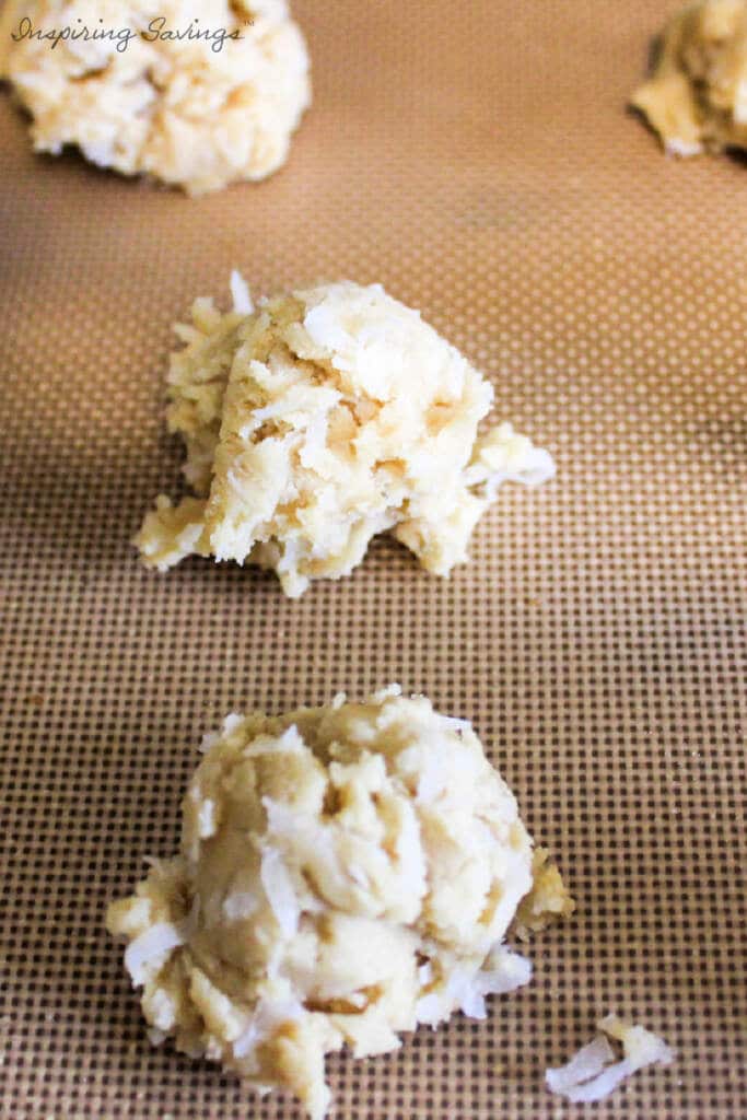 Sugar cookie down on cookie pan