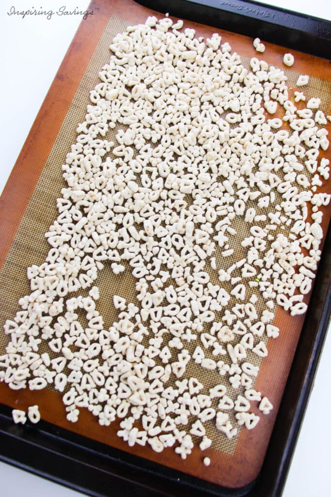 Toasting Lucky Charms Cereal