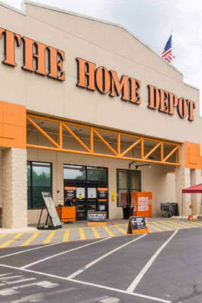 Home depot store front