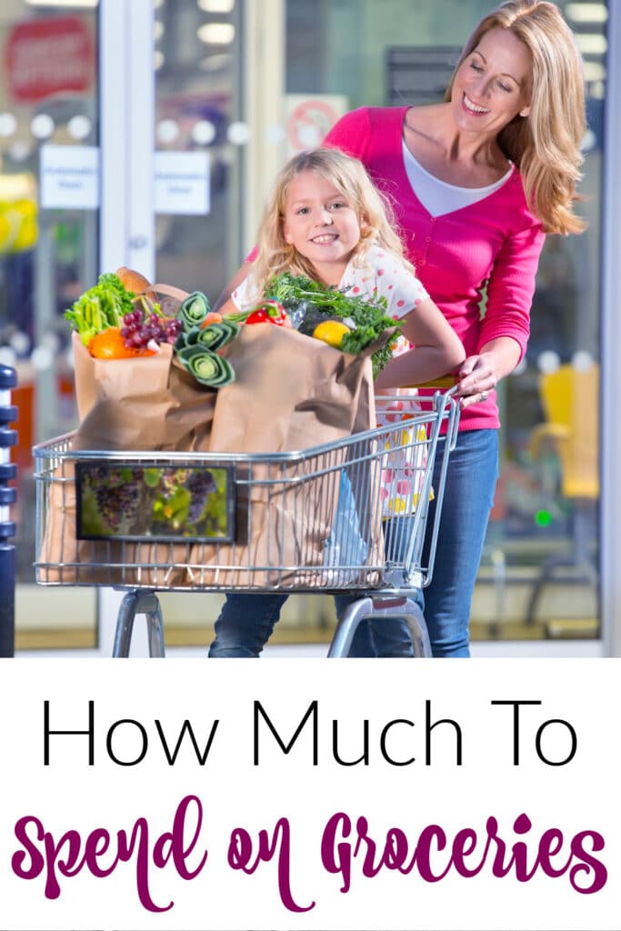 How much Should I spend on Groceries - Mother shopping with daughter