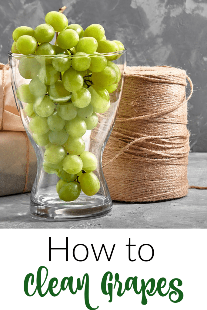 How to clean Grapes