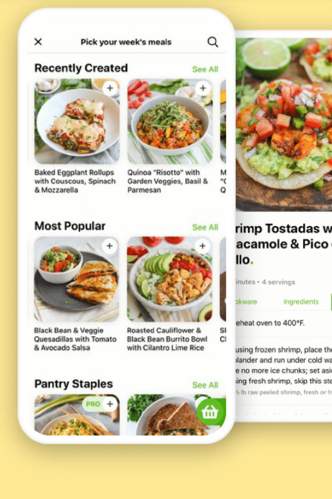 Mealime Meal planning app