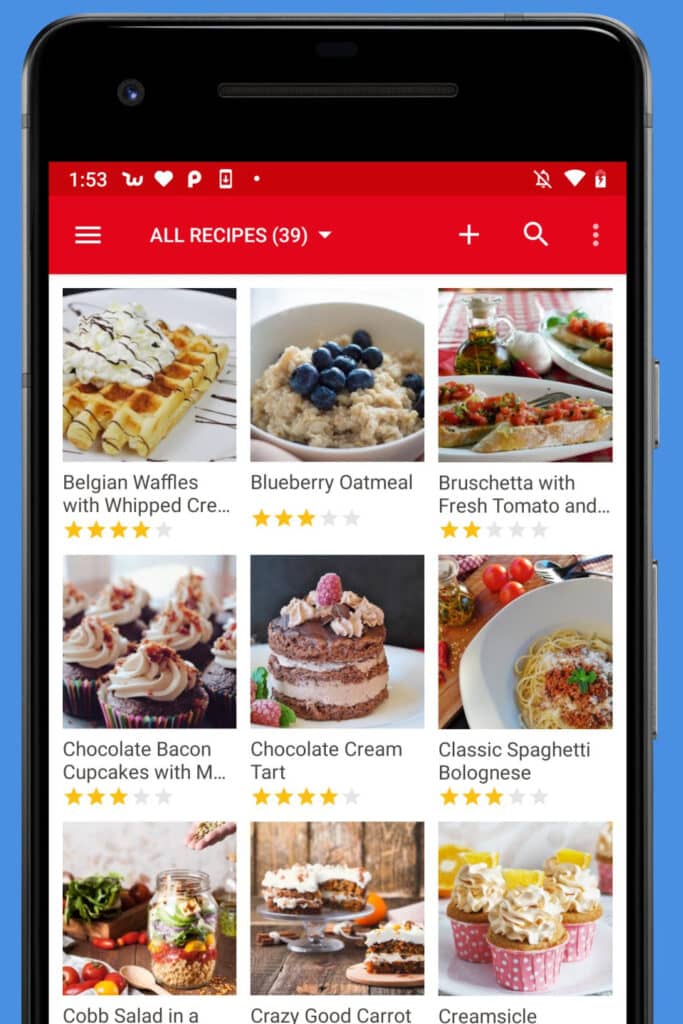 Paprika Meal planning app