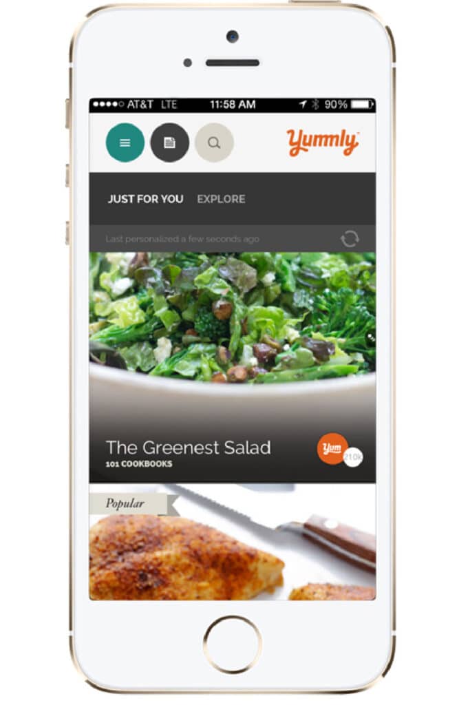 Yummly Meal planning app