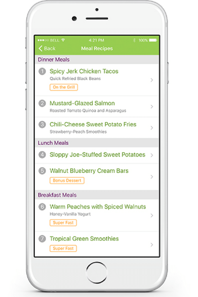 eMeals Meal planning app