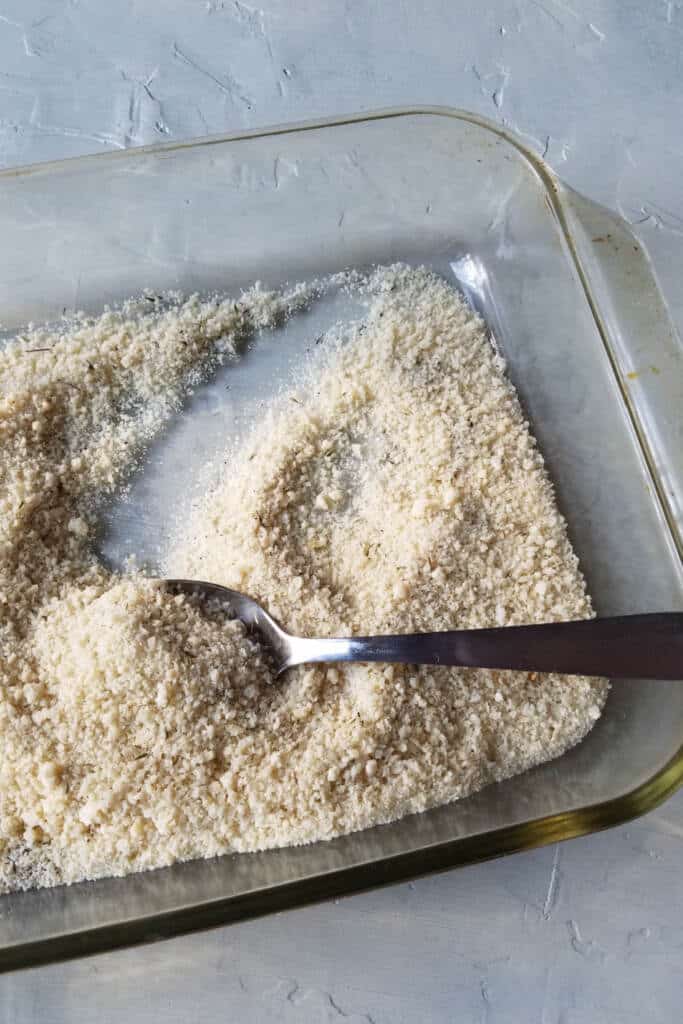panko and parmesan cheese mix