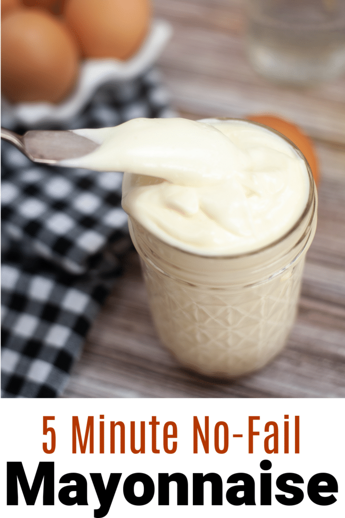 5 minute No Fail Homemade Mayonnaise