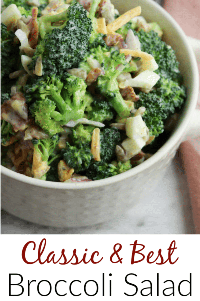 Classic Homemade broccoli Salad