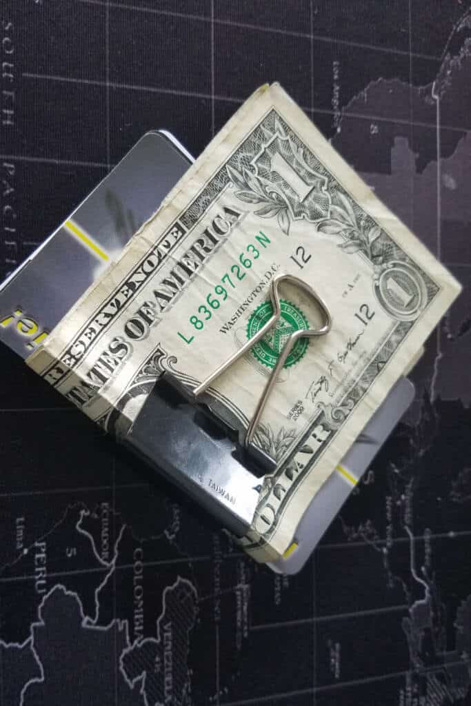 binder clip money holder