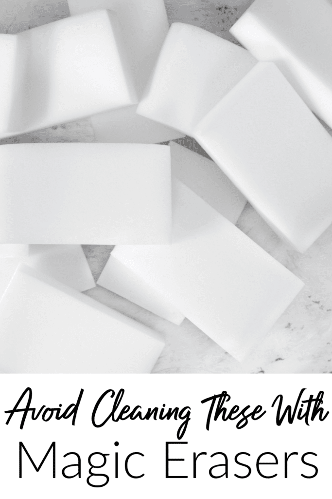 Avoid cleaning these with magic eraser 1