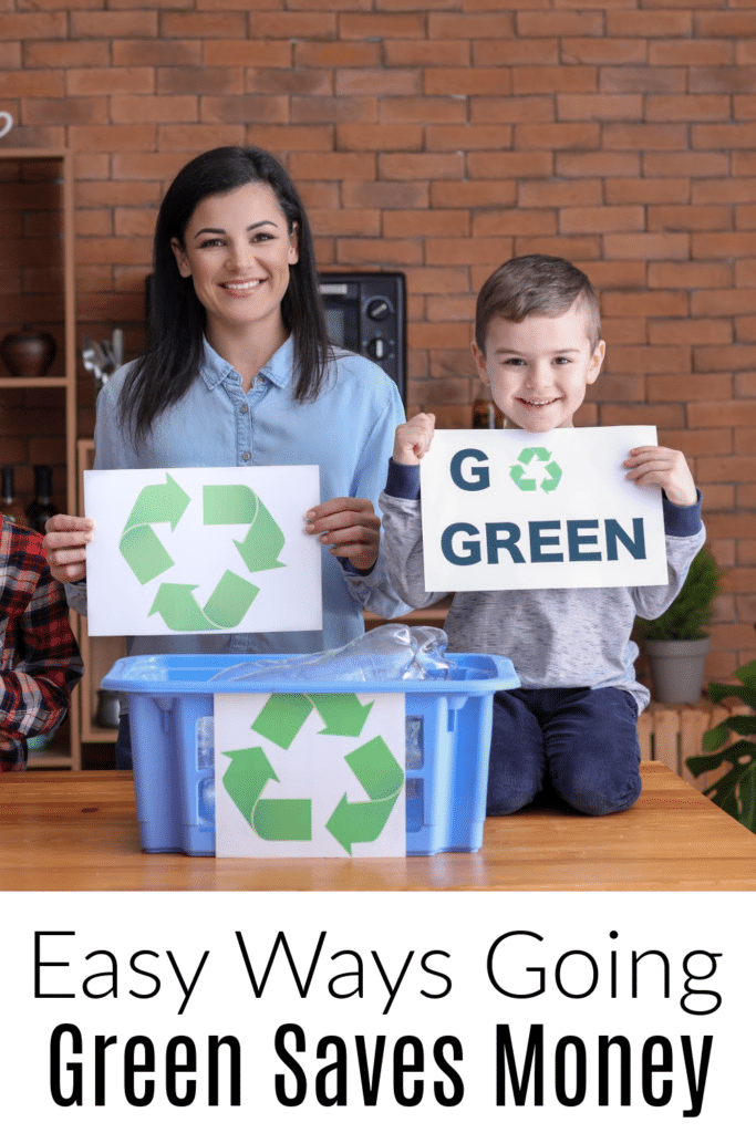 Easy Ways going green saves money