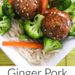 Ginger Pork Meatballs