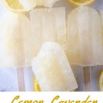 Lemon Lavender Popsicles