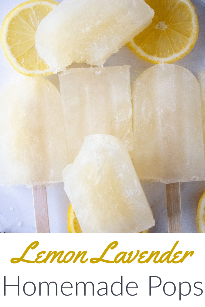 Lemon Lavender Popsicles