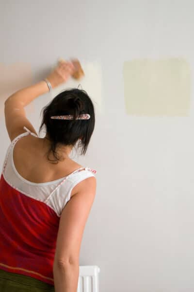 Painting walls in a light color