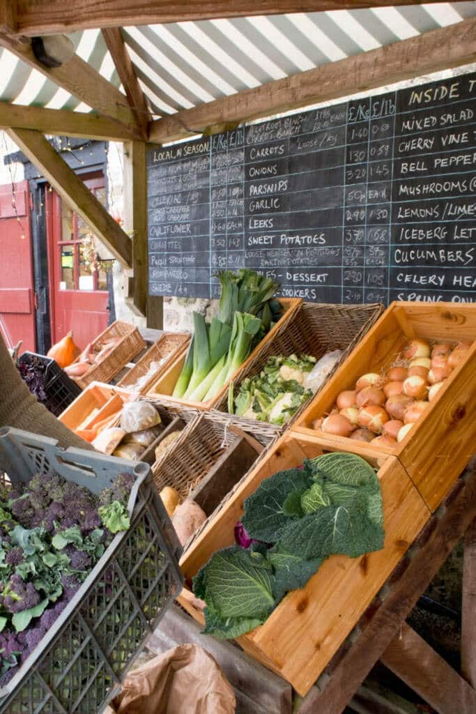 Organic Produce at farmers market