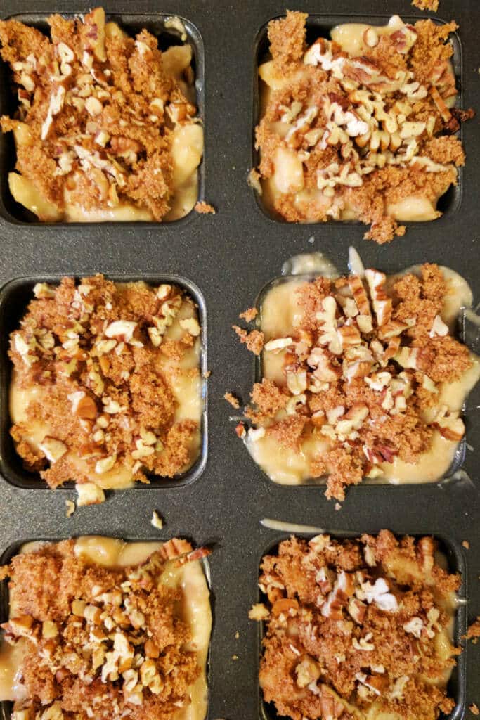 making apple cake
