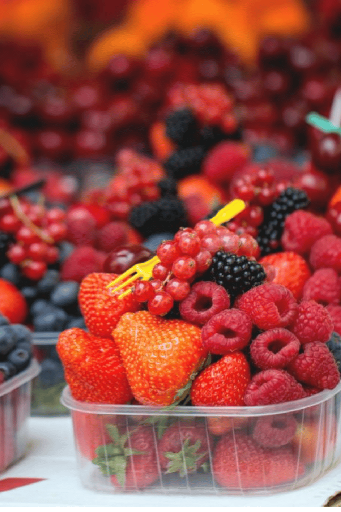 purchasing in season berries
