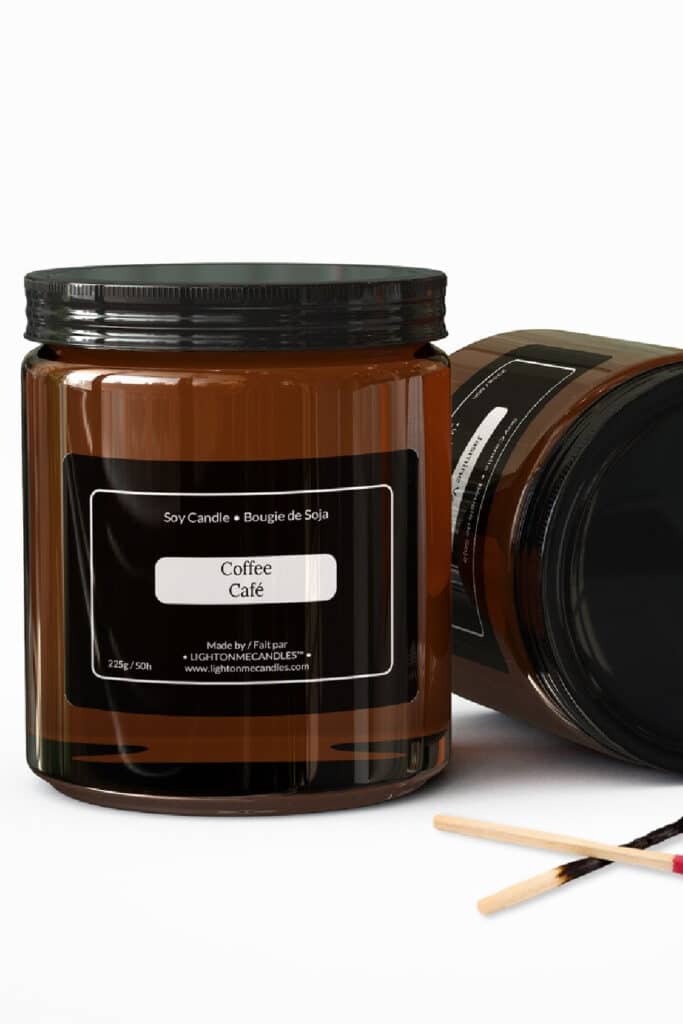 Coffee scented candle for teachers