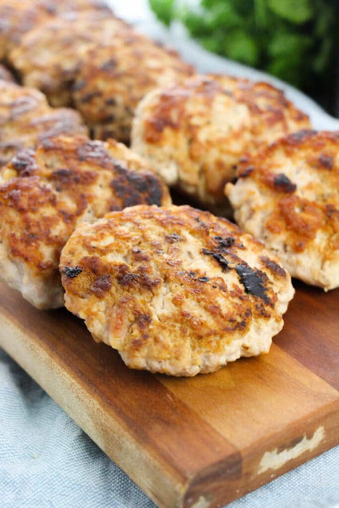 Cooked Breakfast sausage patties