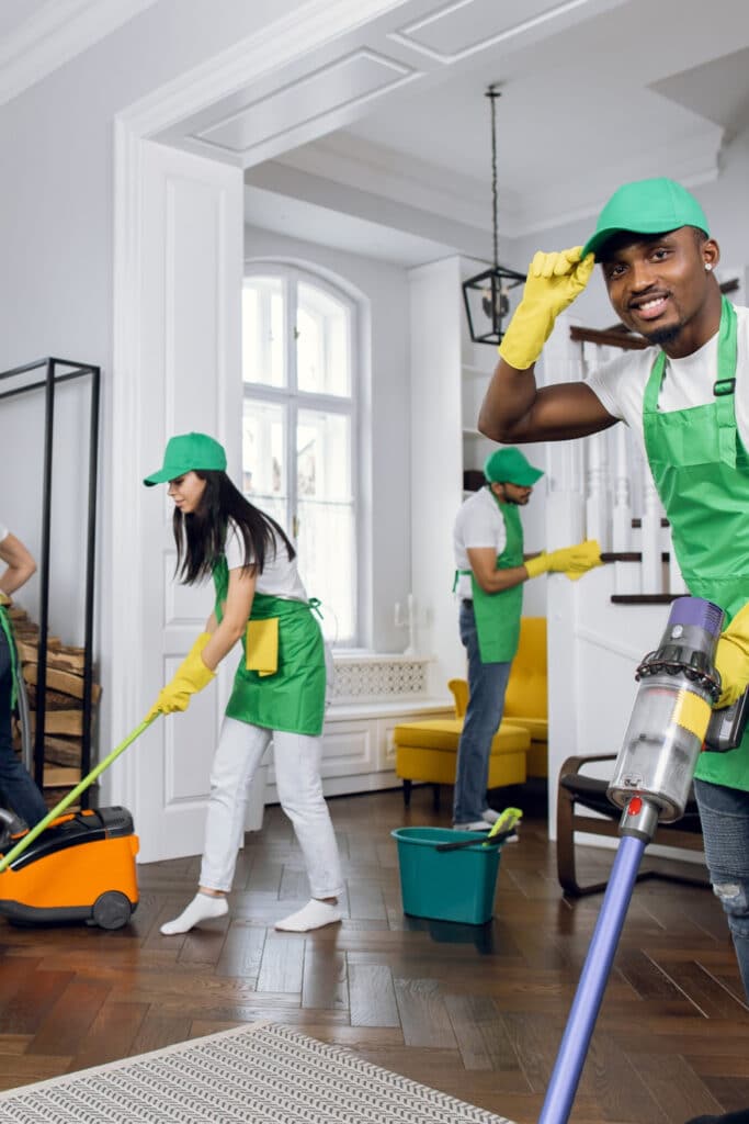 Hiring professional cleaners