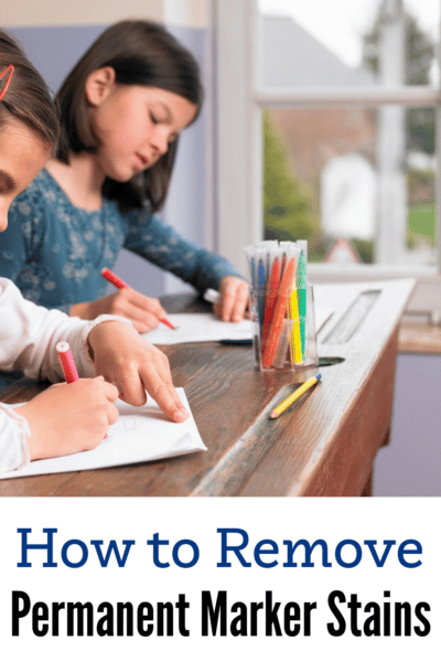 how to remove permanent Marker Stains
