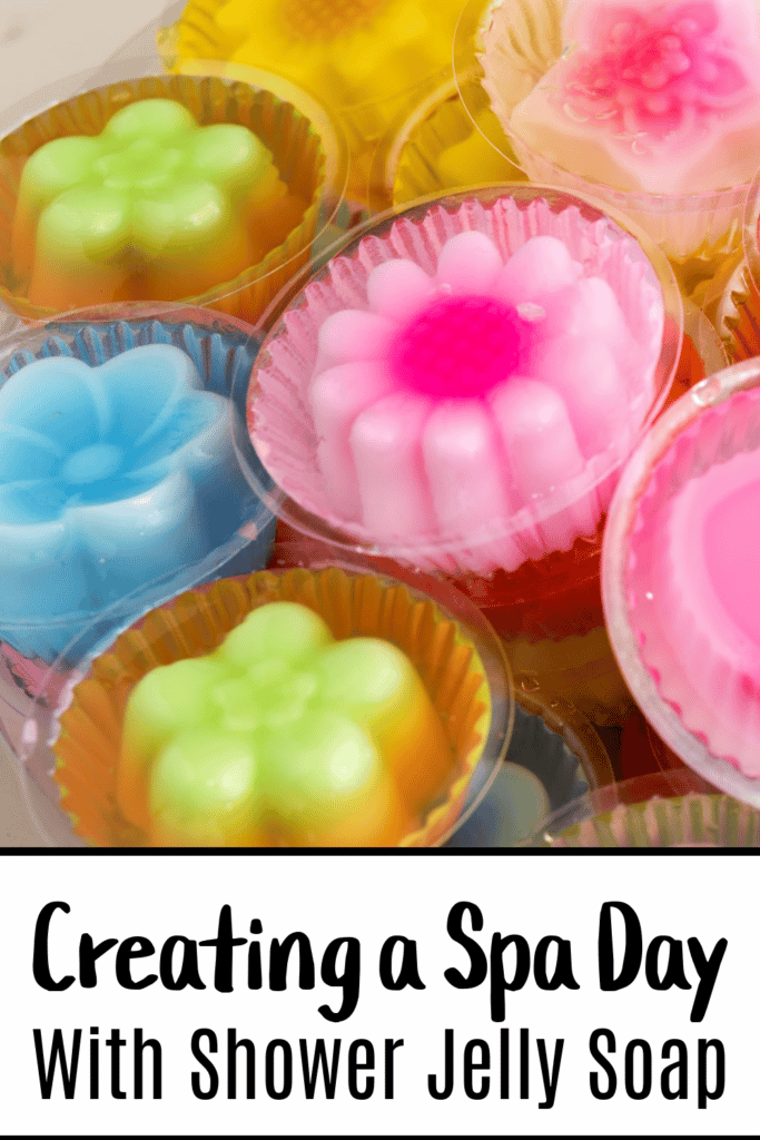 Creating a spa day with Shower Jelly Soap