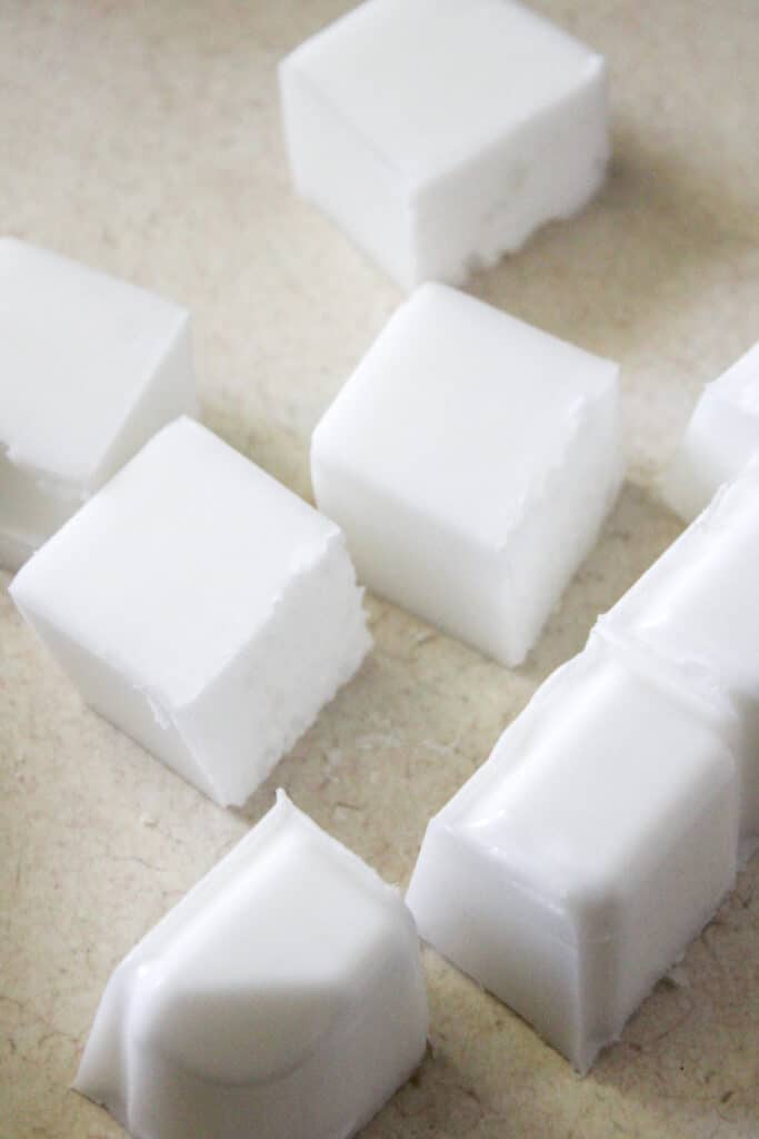 Items needed to make melt and put teacher soap