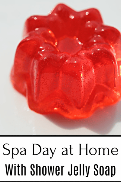 spa day at home with Shower Jelly Soap