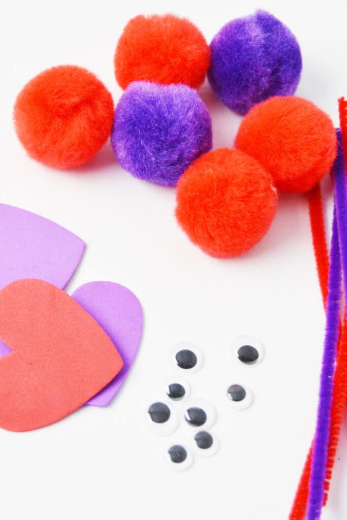 Items needed to make valentines day craft